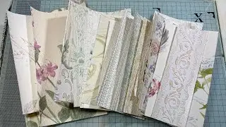 4 Wallpaper sample packs for sale great for junk journaling 22 pieces in each pack