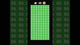 Can you find different number? #geniusmindset #puzzle #explorepage #games #numbergame #quiz