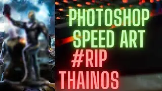 iron man & thainos  #photoshop #speedart by #apusedits