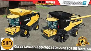 FS22 | CLAAS Lexion 600-700 Series (2012-2015) - Farming Simulator 22 New Mods Review 2K60