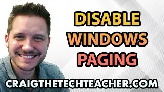 Disable Paging File on Windows XP
