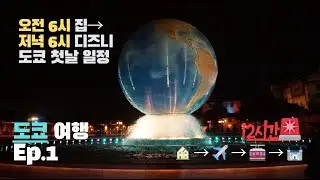 오전6시 집→저녁6시 디즈니, 도쿄 첫날🇯🇵🎡 [도쿄여행 EP.1]