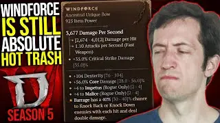 Diablo 4 PTR - Reworked Windforce Still SUCKS!