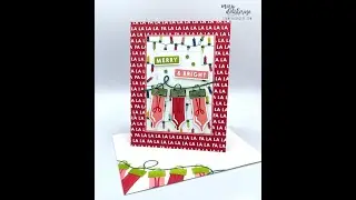 Stampin Up//Merry & Bright//Merry Bold & Bright DSP//Sneak Peek//Sep-Dec 2023 Mini//Christmas Card