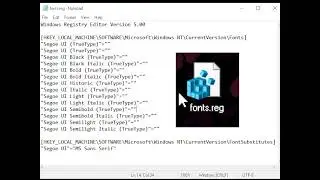 (Tutorial) Old-school Windows font in Windows 10!