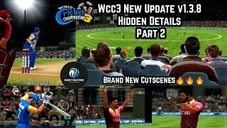 wcc3 New Update v1.3.8 Hidden Details Part 2 | wcc3 New Cutscenes | Tamil & English