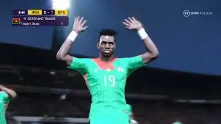 Nigeria vs Bokina Faso Pes2026 (summer update) gameplay 