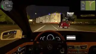 City Car Driving - Mercedes S65 AMG - V12 S Class FULL Review 4MATIC | Fast night driving