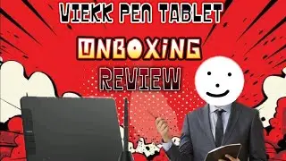 Veikk pen tablet unboxing & review vk640 😀