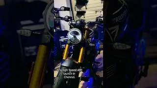 Triumph speed 400 launch in chennai.  #triumphspeed400 #haveitall #indiatriumph #officialtriumph