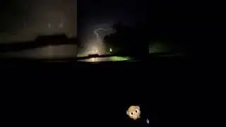 Storm 🙊 #storm #viral #dashcam #night #lightning