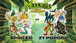 MISCRITS WORLD OF CREATURES - PLATINUM ARENA: Spoiled VS ZT popopo