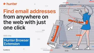 How to find email addresses from a website using the Hunter.io Browser Extension