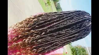 OMBR&Eacute; CROCHET LOCS FROM AMAZON??! INDIVIDUAL CROCHET LOCS | @MEEKFRO | YEBO HAIR REVIEW + TUTORIAL