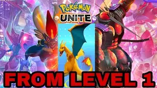 MY FIRST TIME IN POKEMON UNITE AND I PLAYED CHARIZARD FROM EXP LEVEL 1#pokemon #pokemonunite
