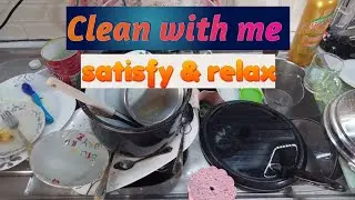 Real-Time Dishwashing ASMR – Peaceful Kitchen Flow 🫧🖐️🍽️✨
