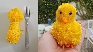 How to Make Pom Pom Chick | DIY Pom Pom Chick Tutorial