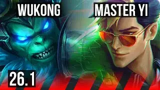 WUKONG vs MASTER YI (TOP) | Good KDA: 14/1/5 | NA Master | 26.1