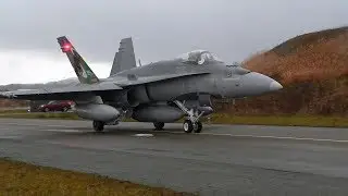 Royal Canadian Air Force CF-188 Hornets in Bodo, Norway