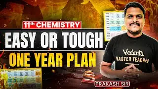 11th Chemistry | One Year Study Plan | Public Exam 2026 | Prakash Sir