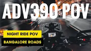 POV: Night Ride Through Bangalore&rsquo;s WORST Roads & Traffic Chaos on My ADV 390 | Wolfie Ride POV 01