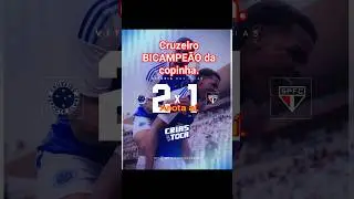 CRUZEIRO BICAMPE&Atilde;O DA COPINHA. 🦊🏆💙 #Cruzeiro #CopaSP #Futebol #BaseForte #Campe&atilde;o #raposa