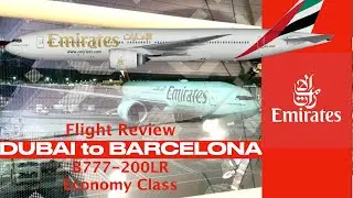 Airborne with Alan #Dubai to #Barcelona with #Emirates on a #B777-200LR #flightreview #travel