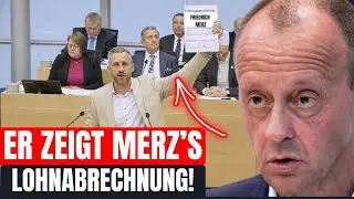 Als Ulrich Siegmund Gehaltszettel zeigt, flippt MERZ komplett aus❗️
