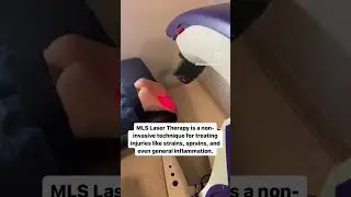 MLS Laser Therapy is a non-invasive technique for treating injuries and even general inflammation.