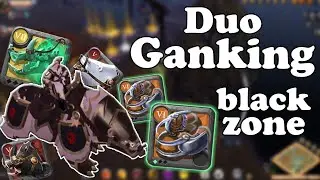 DUO,SOLO GANK in BLACK ZONE | ALBION ONLINE