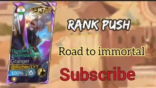 Road To Immortal Mlbb Rank Push moba5v5