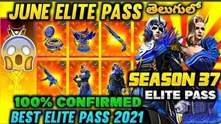 june elite pass free fire 2021 || Season 37 ELITE PASS Full video | June Elite pass Free fire