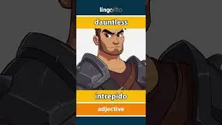 🇬🇧🇮🇹 dauntless - intrepido : learn English : impariamo l'inglese : vocabulary builder