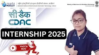 CDAC Internship 2025 | Govt Internship with ₹10,000 Stipend | Apply Now! @pallaviwebmaster