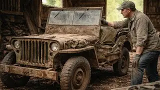 Abandoned for 81 Years | WWII Jeep &ndash; Willys MB Restoration Concept (ASMR)