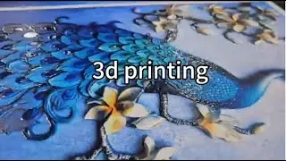 3D 3D printing machine, digital Epson 6090 uv printer equipment for uv printing services