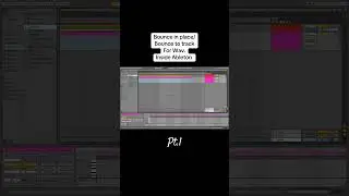 Ableton Bounce In Place Found For Wav/Groups #ableton #abletonproducer #abletontutorial #abletontips