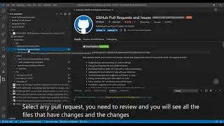 review pull requests in visual studio effectively using 'GitHub Pull Requests' extension