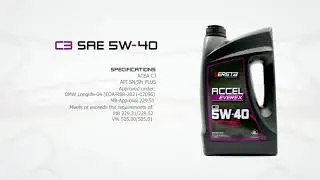 EERSTA ACCEL EVEREX C3 SAE 5W-40 Fully Synthetic Motor Oil