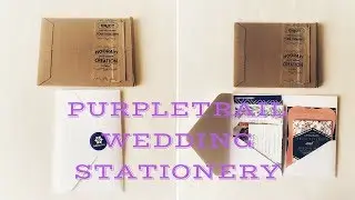 Purple Trail Wedding Stationery - Invitations, Planners, Guest Books