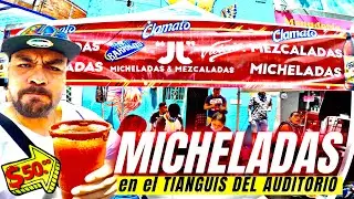 MICHELADAS EN EL AUDITORIO / 🍺cheleando ANDO por el tianguis m&aacute;s famoso de Morelia 👊