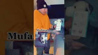 Эмоциональная реакция мужчины на плюшевую игрушку собаки Муфасы | Petsies&copy;