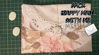 Pack Happy Mail With Me 😁 #penpalideas #penpalwithme #happymailideas