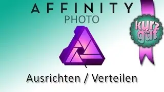 Affinity2 Photo, Ausrichten Verteilen