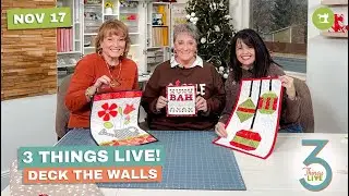 3 Things Live: How to Make a Deck-the-Walls Pennant + Share Your Ornament Memories