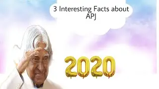 3 Interesting Facts about APJ (his Dream 2020) AG Tamilan