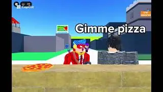 Gimme pizza #friends #funny #roblox #youtubeshorts 