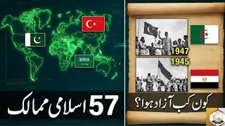 57 Islamic Countries |  History of Independence & Location.