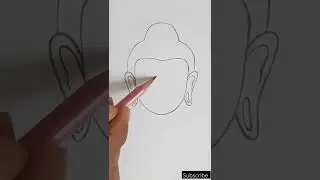 How to Draw Lord Buddha Drawing #shorts #viral #trending #youtube