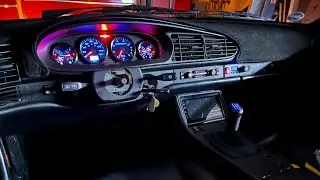 Porsche 944 Custom Dash Part 7: Speed Hut Gauges Install. 